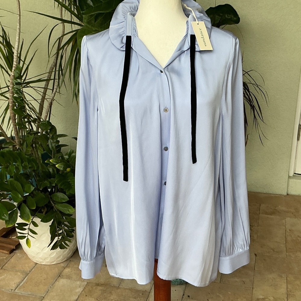 Sundance button down Silk blouse - NWT